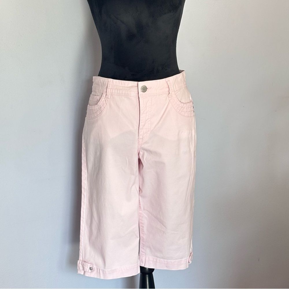 Bandolino Pale Pink Capri Jumpsuit-Style Pants